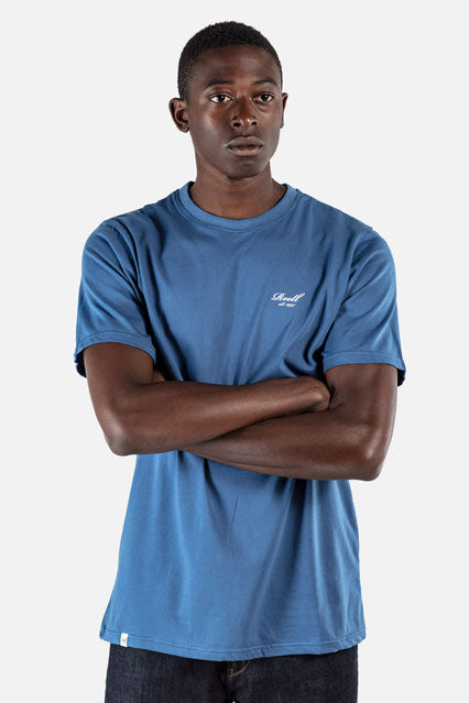 Regular Logo T-Shirt - Blue - Reell Pakistan