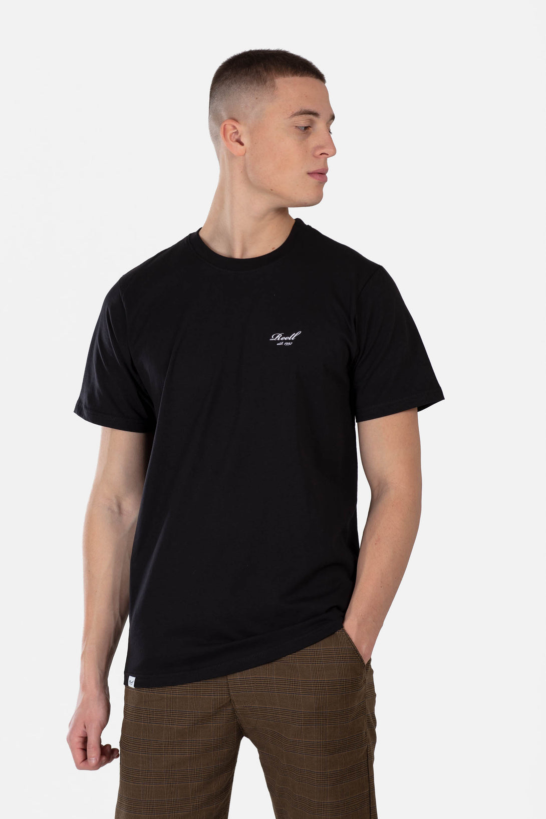Staple Logo T-Shirt - Deep Black - Reell Pakistan