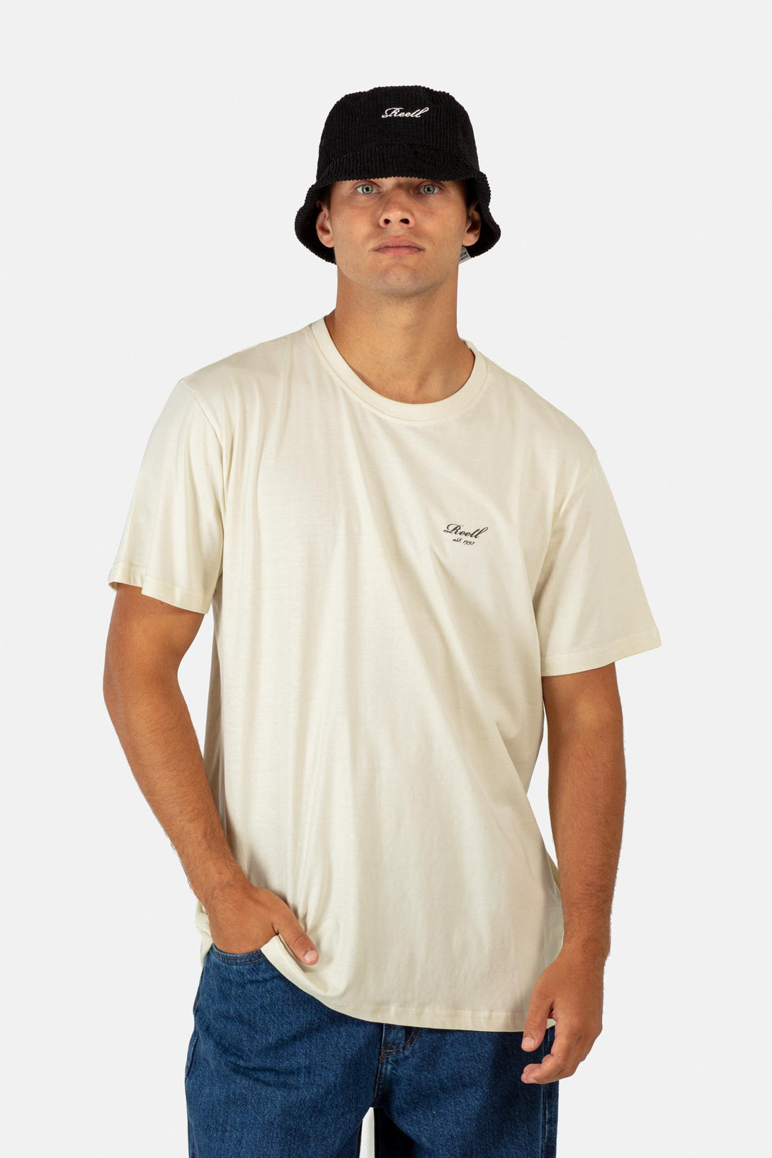 Staple Logo T-Shirt - Off Shell - Reell Pakistan