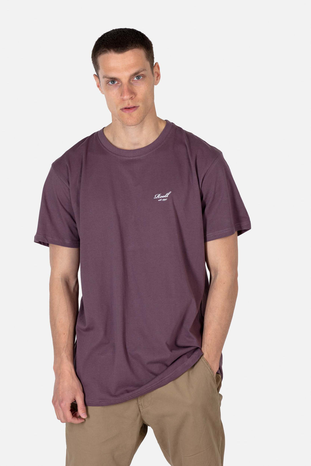 Staple Logo T-Shirt - Mauve Purple - Reell Pakistan