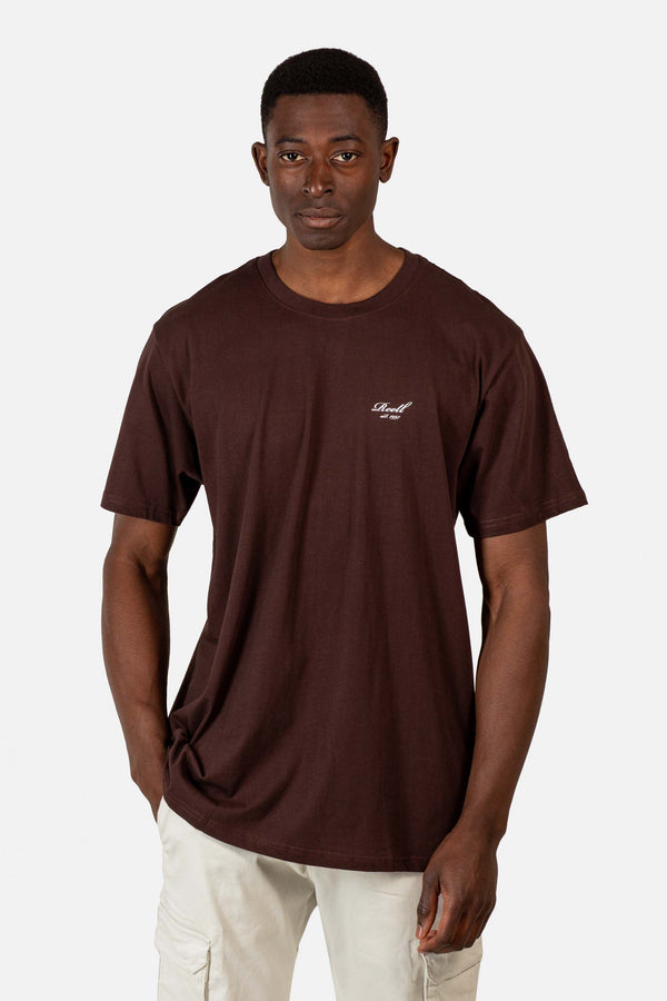 Staple Logo T-Shirt - Choc Brown - Reell Pakistan