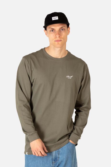 Staple Logo Long Sleeve - Sage Green - Reell Pakistan
