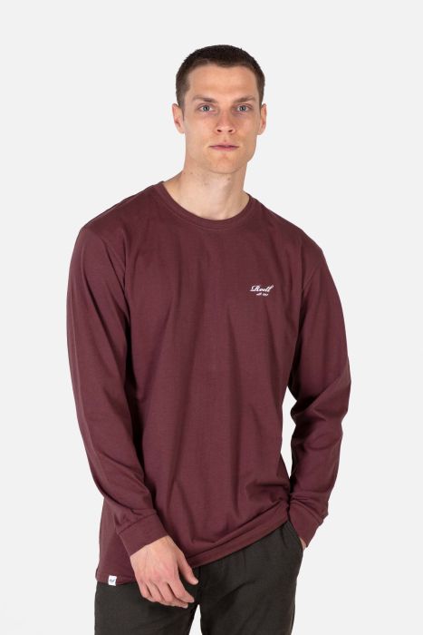 Staple Logo Long Sleeves - Town Red - Reell Pakistan