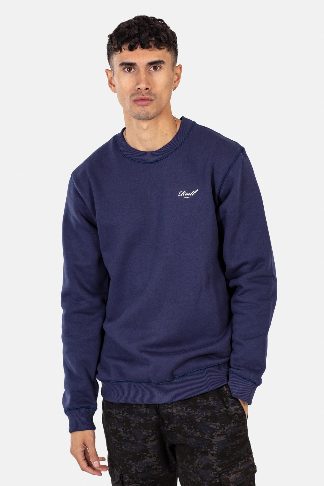 Regular Logo Crewneck - Dark Purple - Reell Pakistan