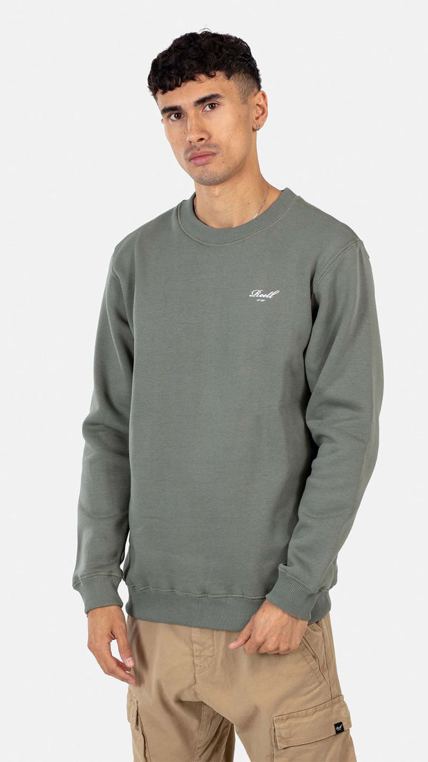 Regular Logo Crewneck - Grey Green - Reell Pakistan