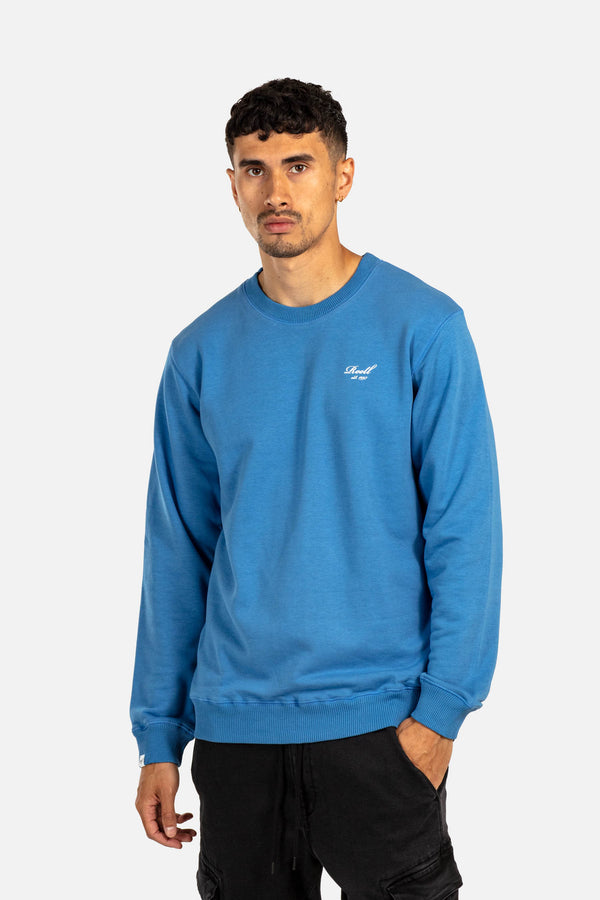 Terry Logo Crewneck - Matt Blue - Reell Pakistan