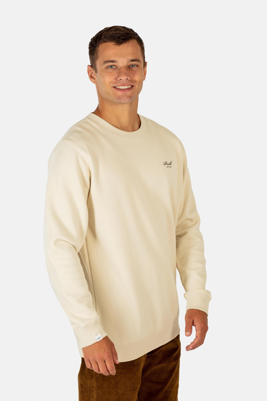 Staple Logo Crewneck - Off Shell - Reell Pakistan