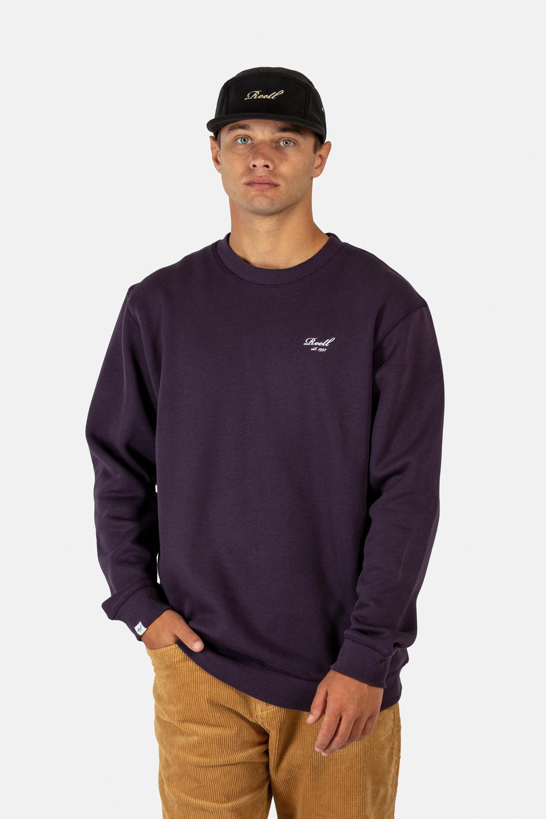 Staple Logo Crewneck - Shady Purple - Reell Pakistan