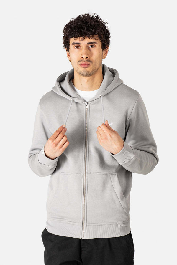 Regular Logo Zip Hoodie - Stone - Reell Pakistan