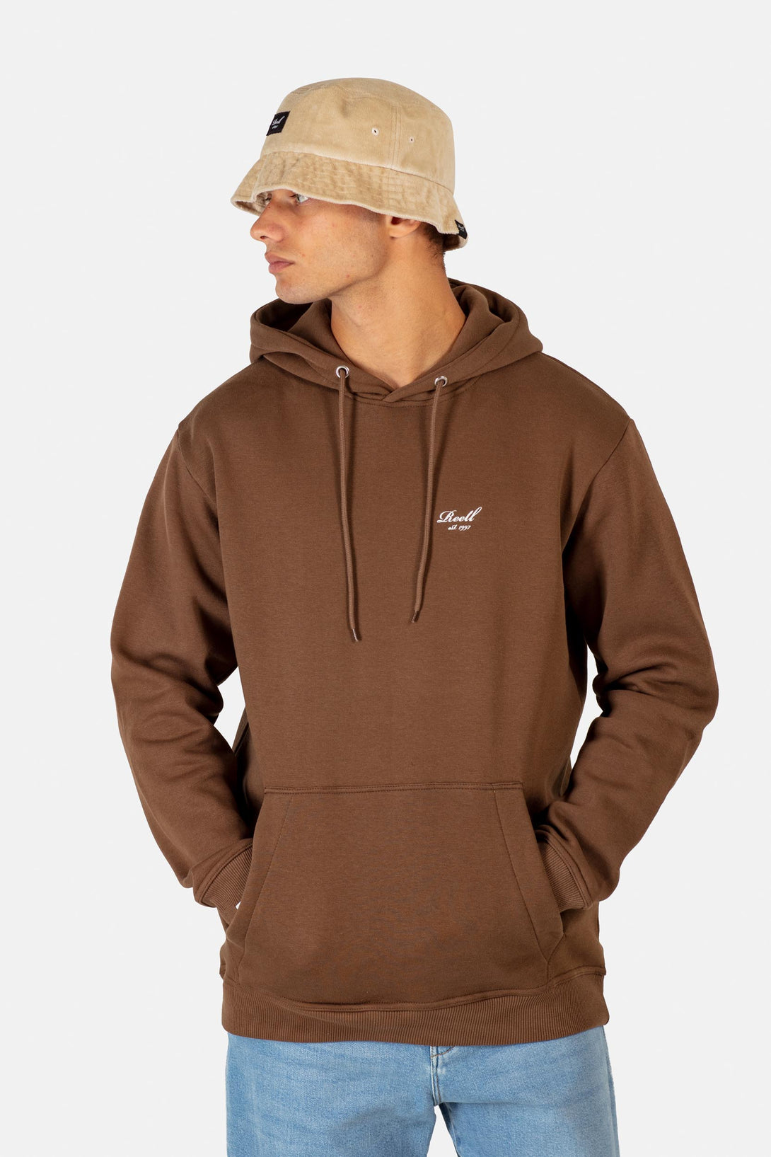 Staple Logo Hoodie - Soil Brown - Reell Pakistan