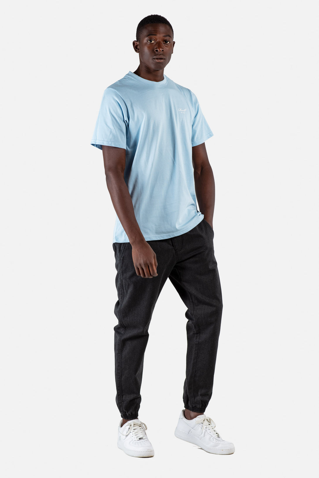 Regular Logo T-Shirt - Air Blue - Reell Pakistan