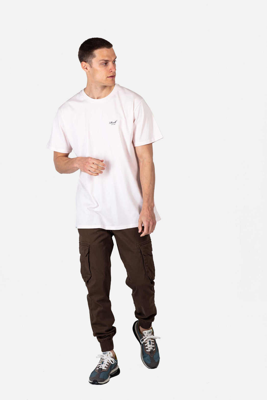 Staple Logo T-Shirt - Barely Pink - Reell Pakistan