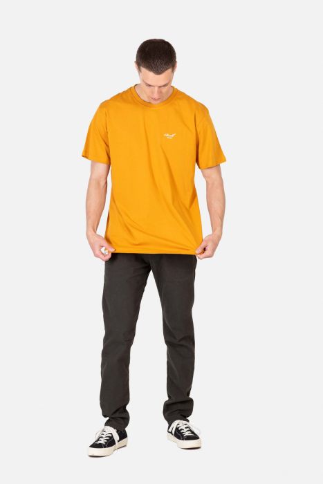 Staple Logo T-Shirt - Golden Orange - Reell Pakistan