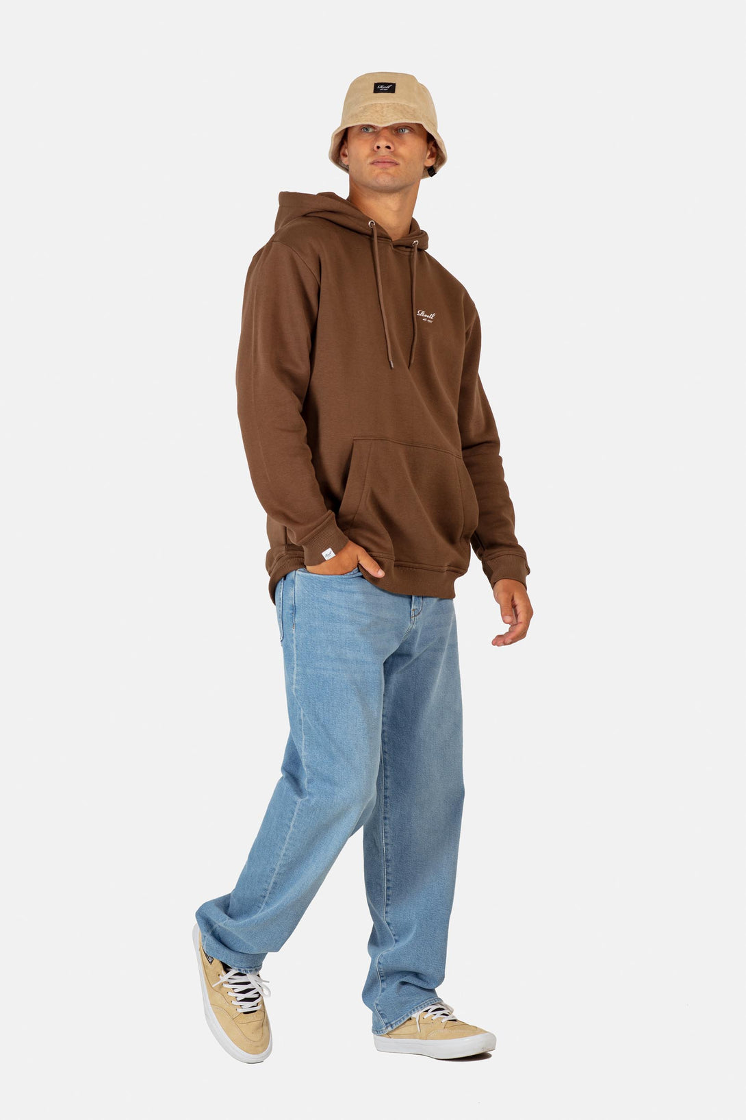 Staple Logo Hoodie - Soil Brown - Reell Pakistan