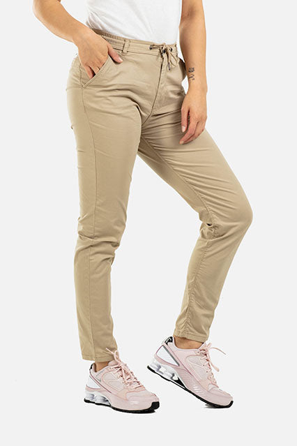 Reflex Women Chino Light Weight - Beige - Reell Pakistan