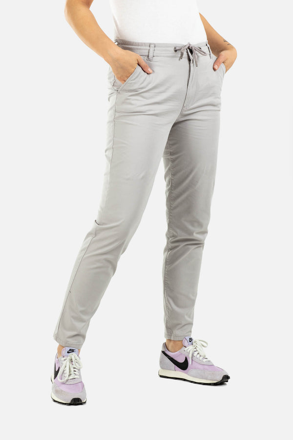 Reflex Women Chino Light Weight - Silver Gray - Reell Pakistan