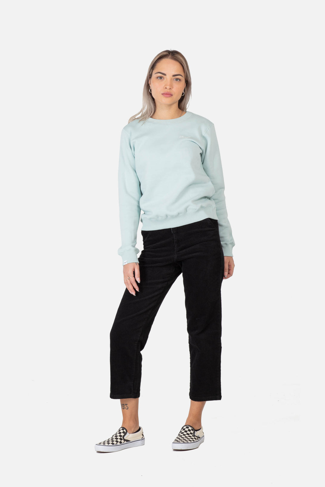 Reflex Women Loose Chino Corduroy - Black - Reell Pakistan