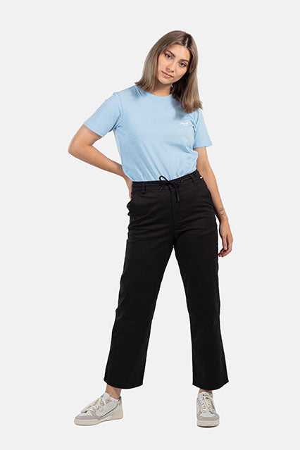 Women Logo T Shirt - Air Blue - Reell Pakistan