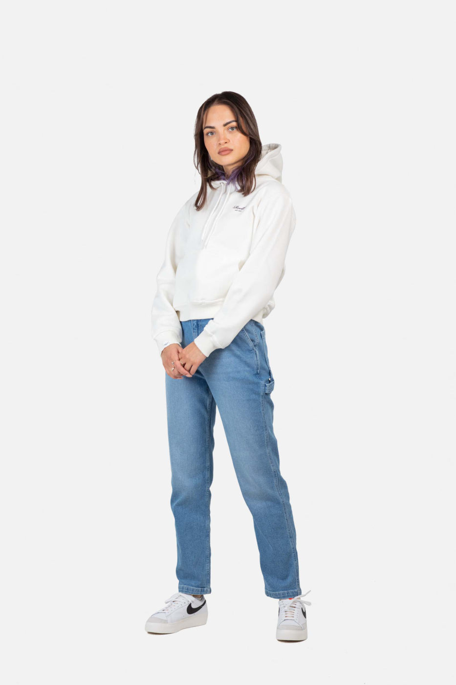 Women Logo Hoodie - Off White - Reell Pakistan