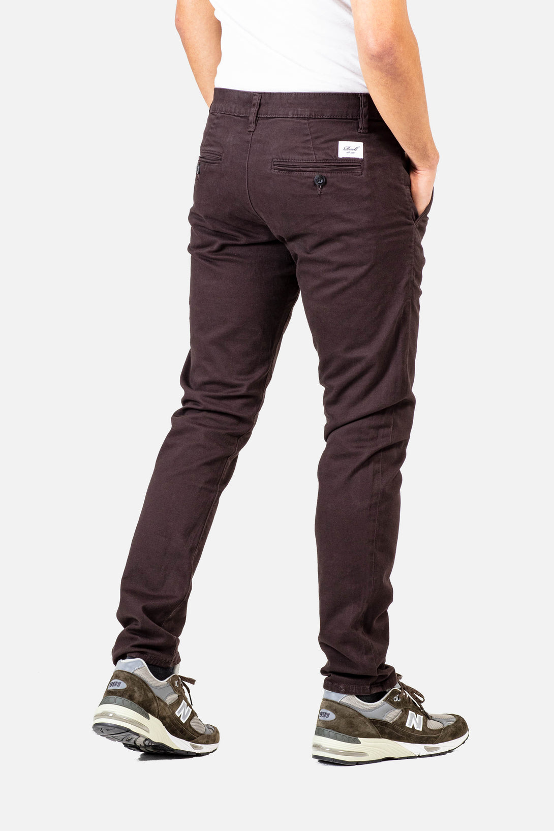 Flex Tapered Chino - Brown Aubergine - Reell Pakistan