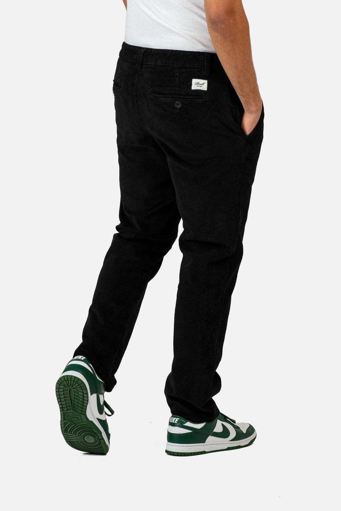 Regular Flex Chino Corduroy - Black - Reell Pakistan