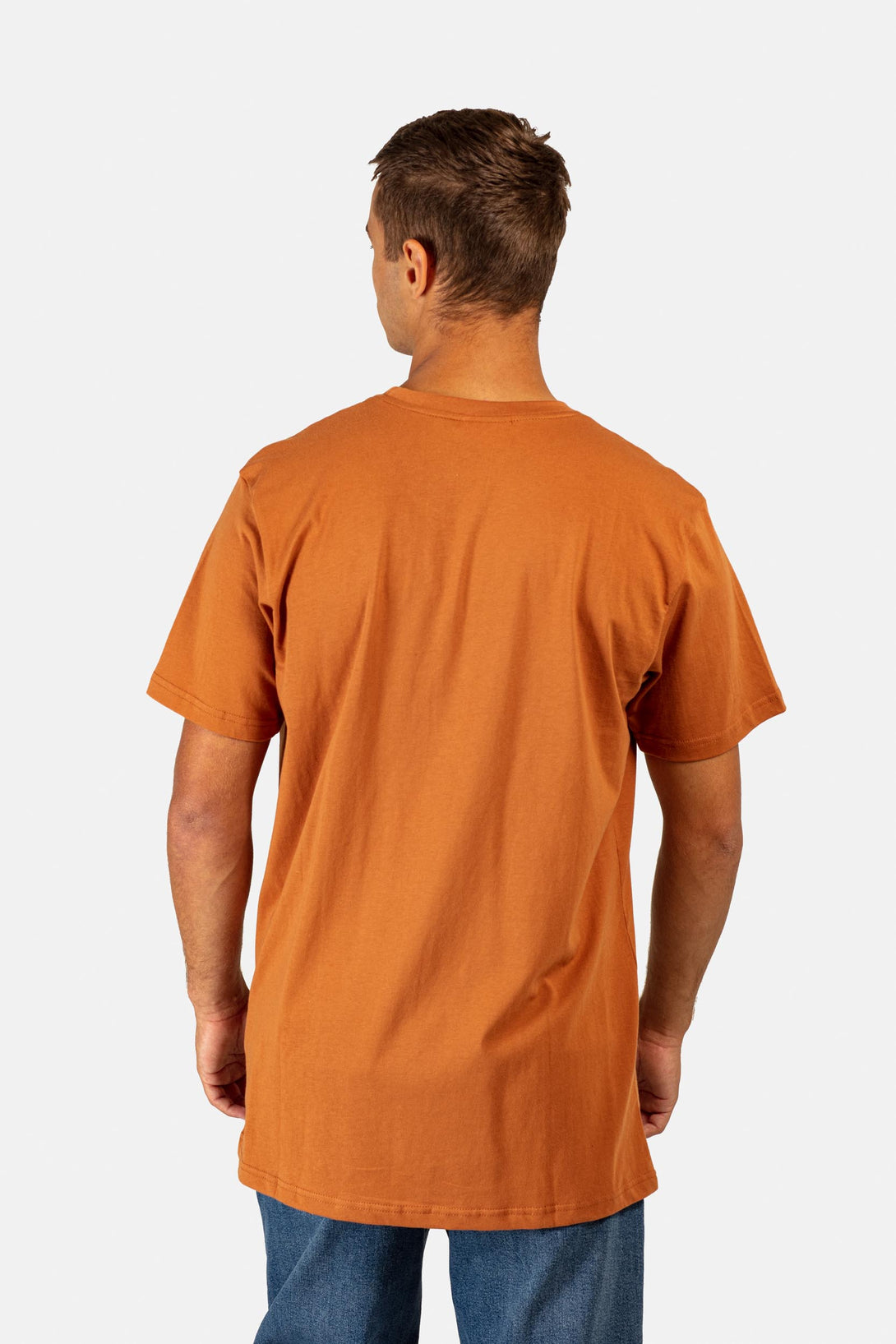 Staple Logo T-Shirt - Hazy Orange - Reell Pakistan