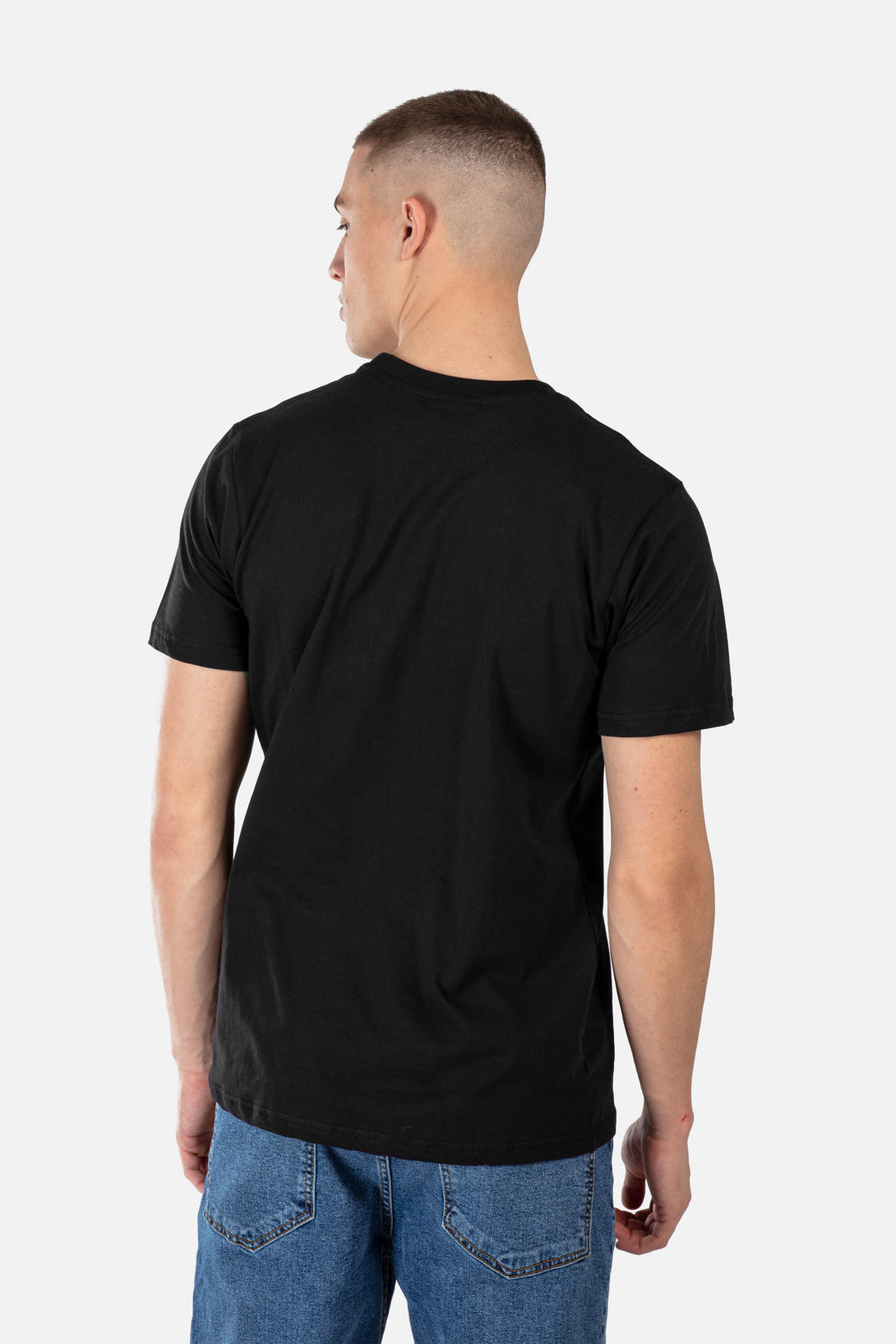 Heart Pocket T-Shirt - Deep Black - Reell Pakistan