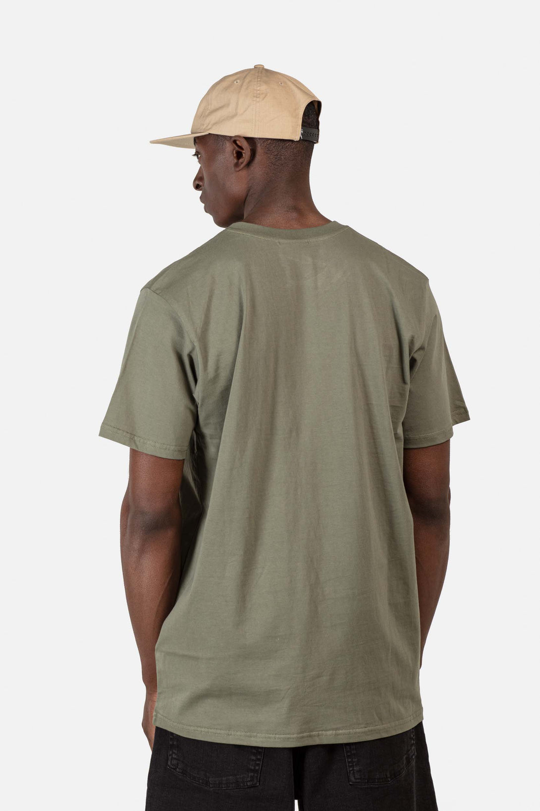 Staple Logo T-Shirt - Grey Green - Reell Pakistan