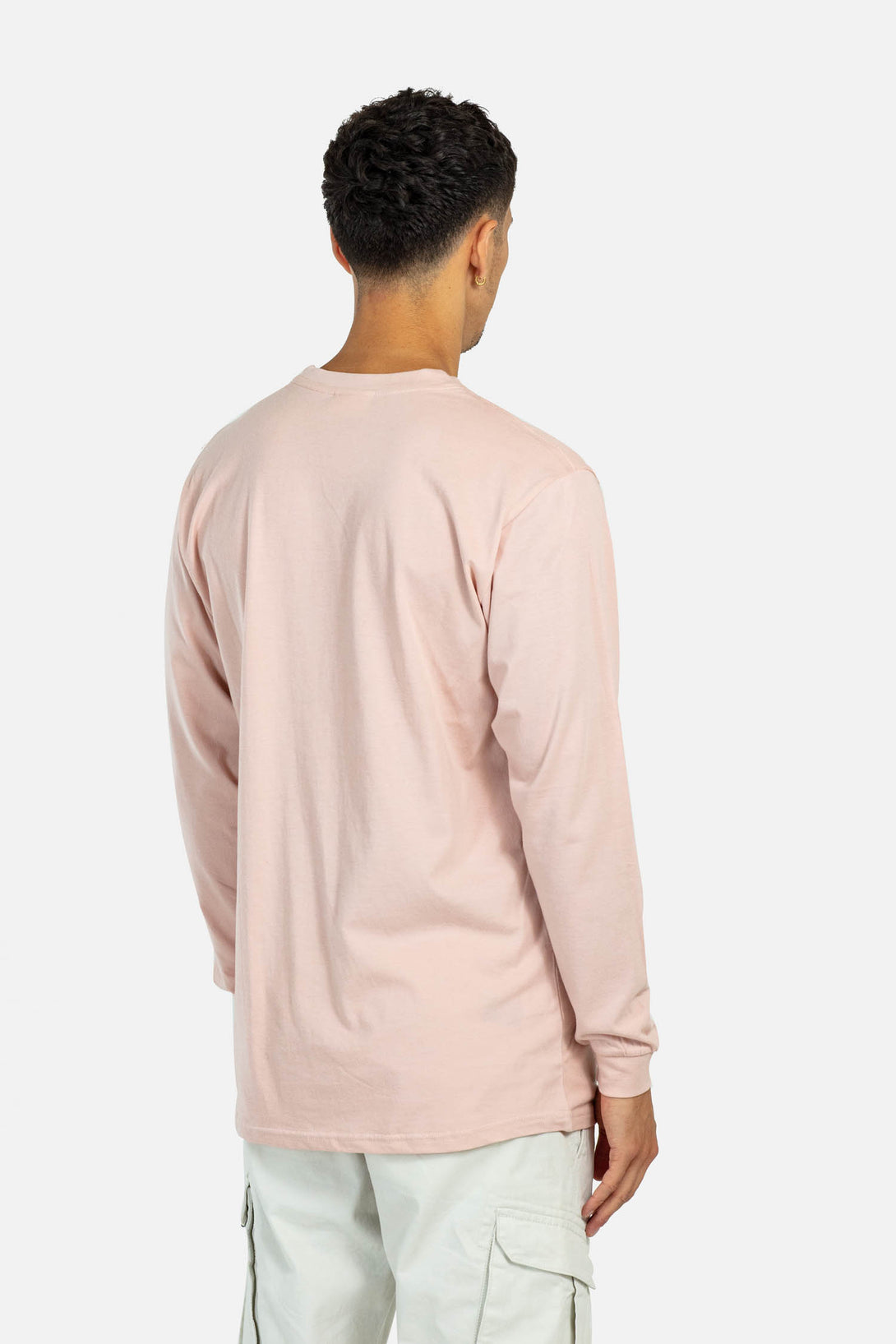 Regular Logo Long Sleeve - Smoked Pink - Reell Pakistan