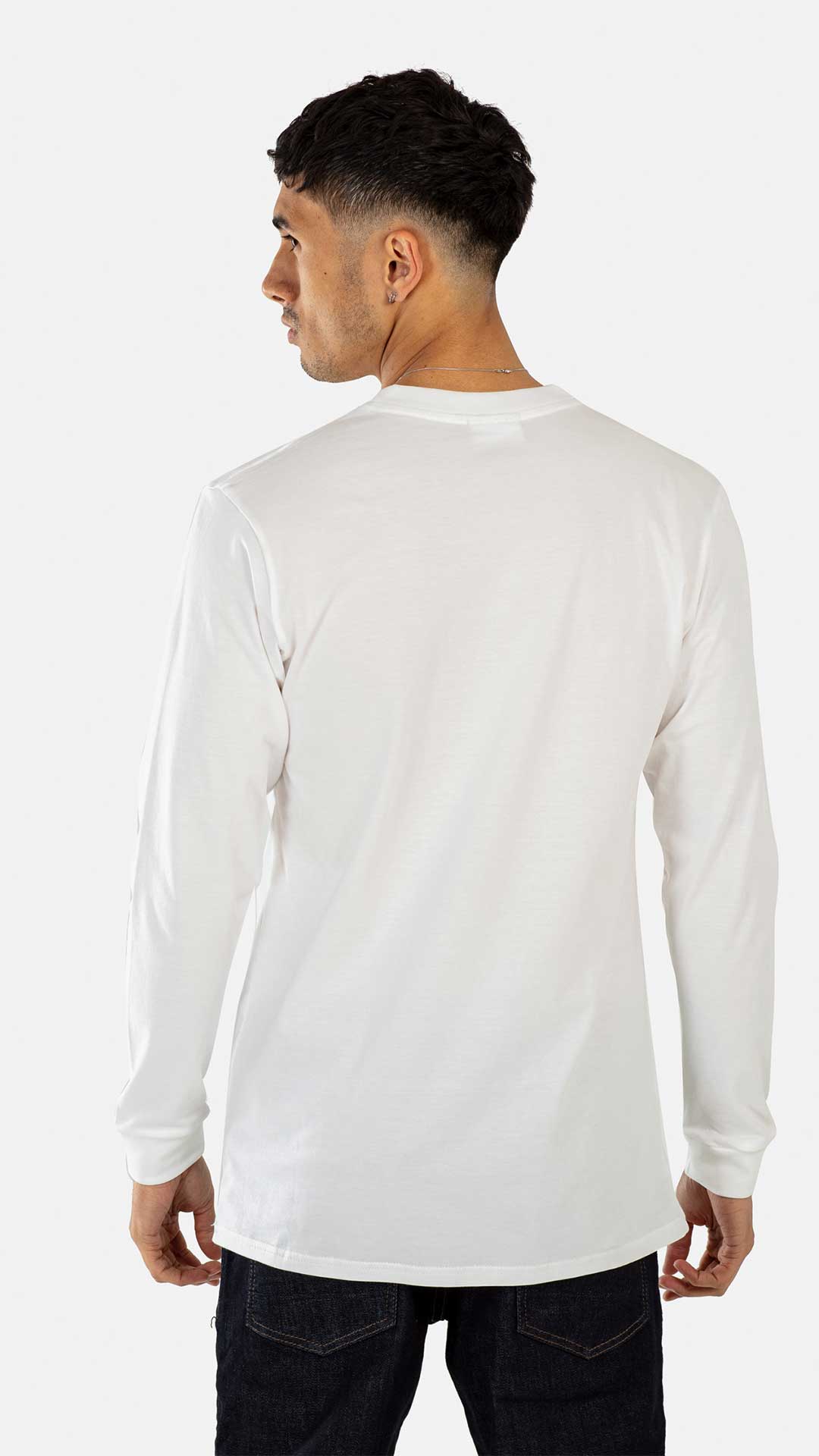 Regular Logo Long Sleeve - Snow White - Reell Pakistan