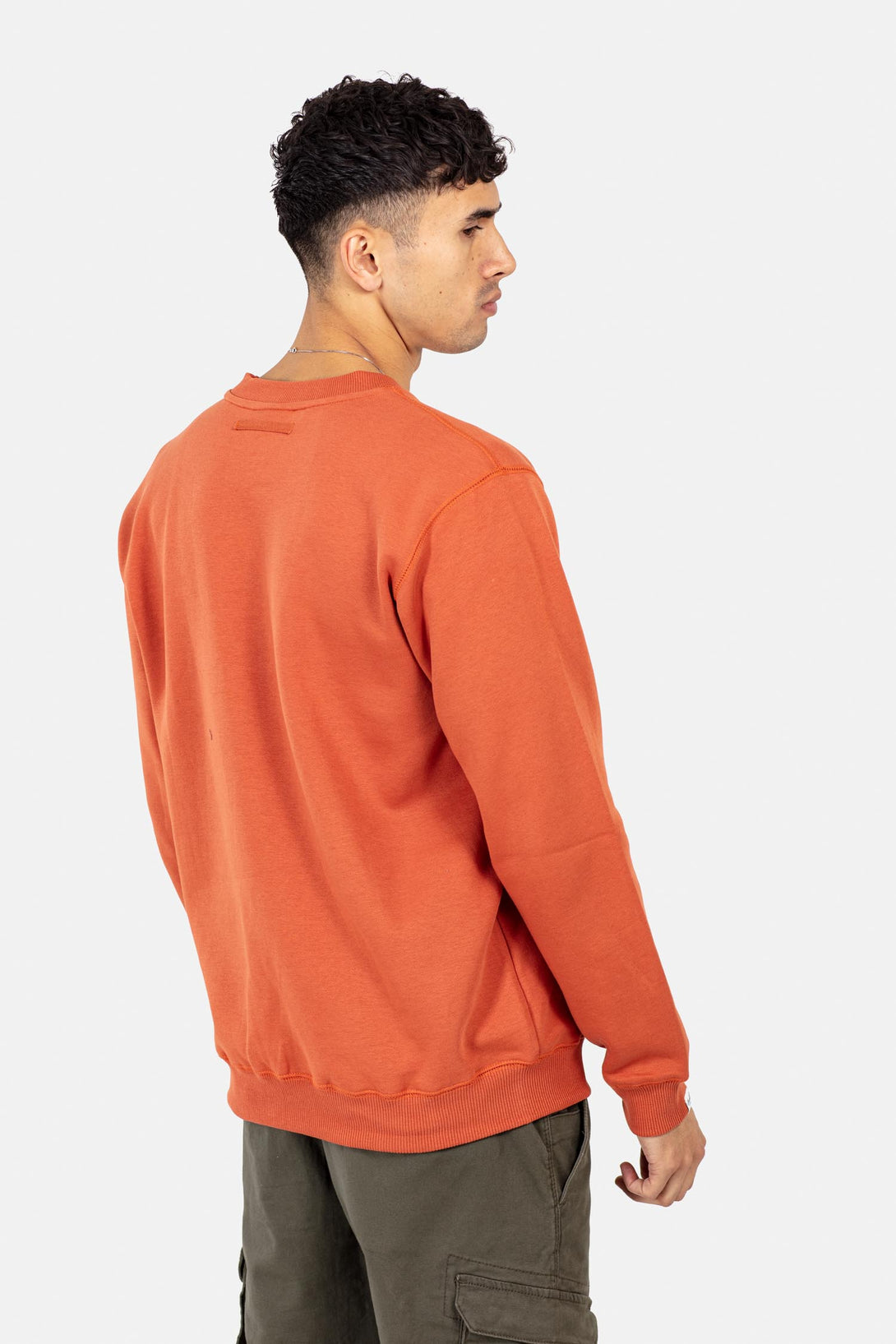 Regular Logo Crewneck - Orange - Reell Pakistan