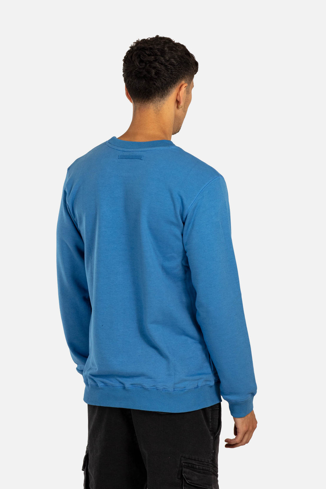Terry Logo Crewneck - Matt Blue - Reell Pakistan