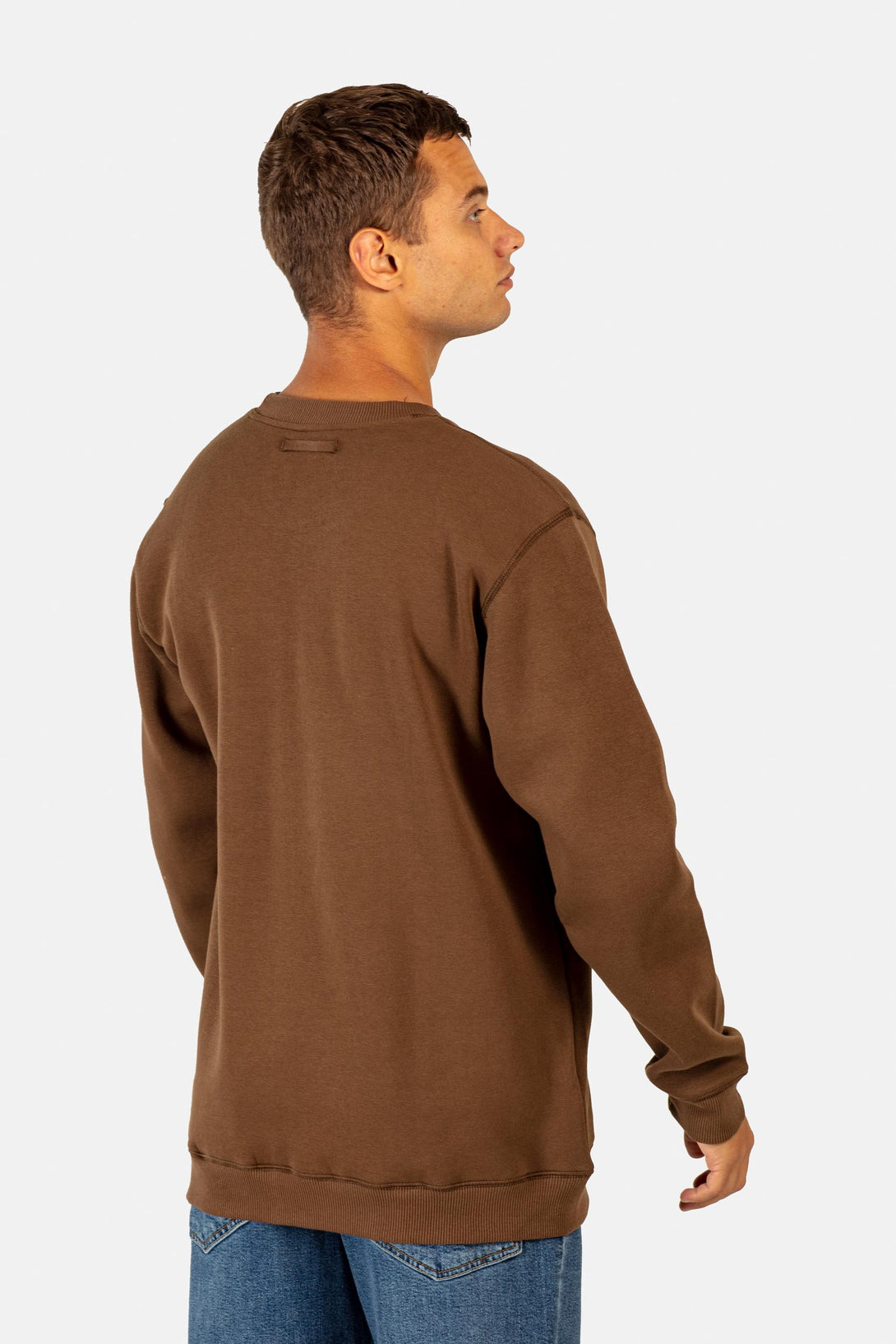 Staple Logo Crewneck - Soil Brown - Reell Pakistan