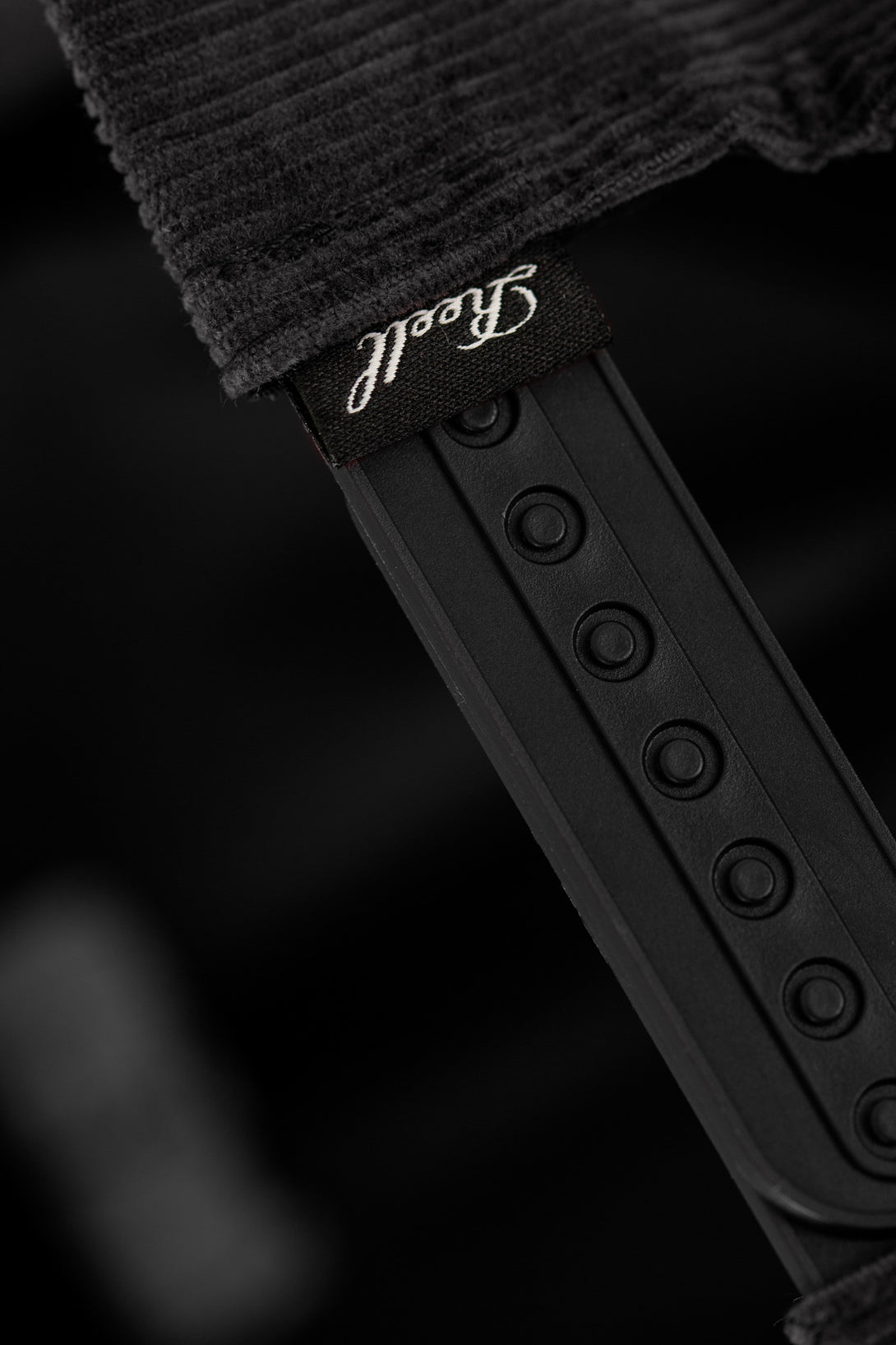 Flat 6-Panel Cap - Black Cord - Reell Pakistan