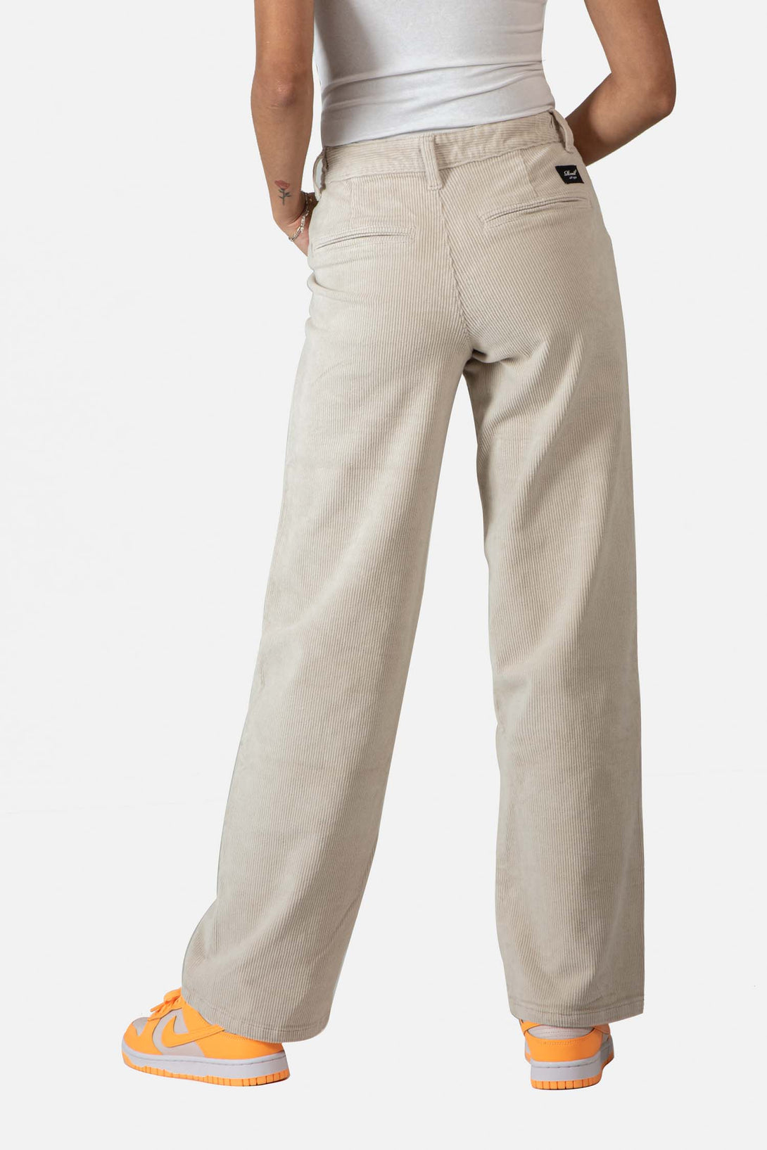 Women Kim Pant - Oatmeal Corduroy - Reell Pakistan