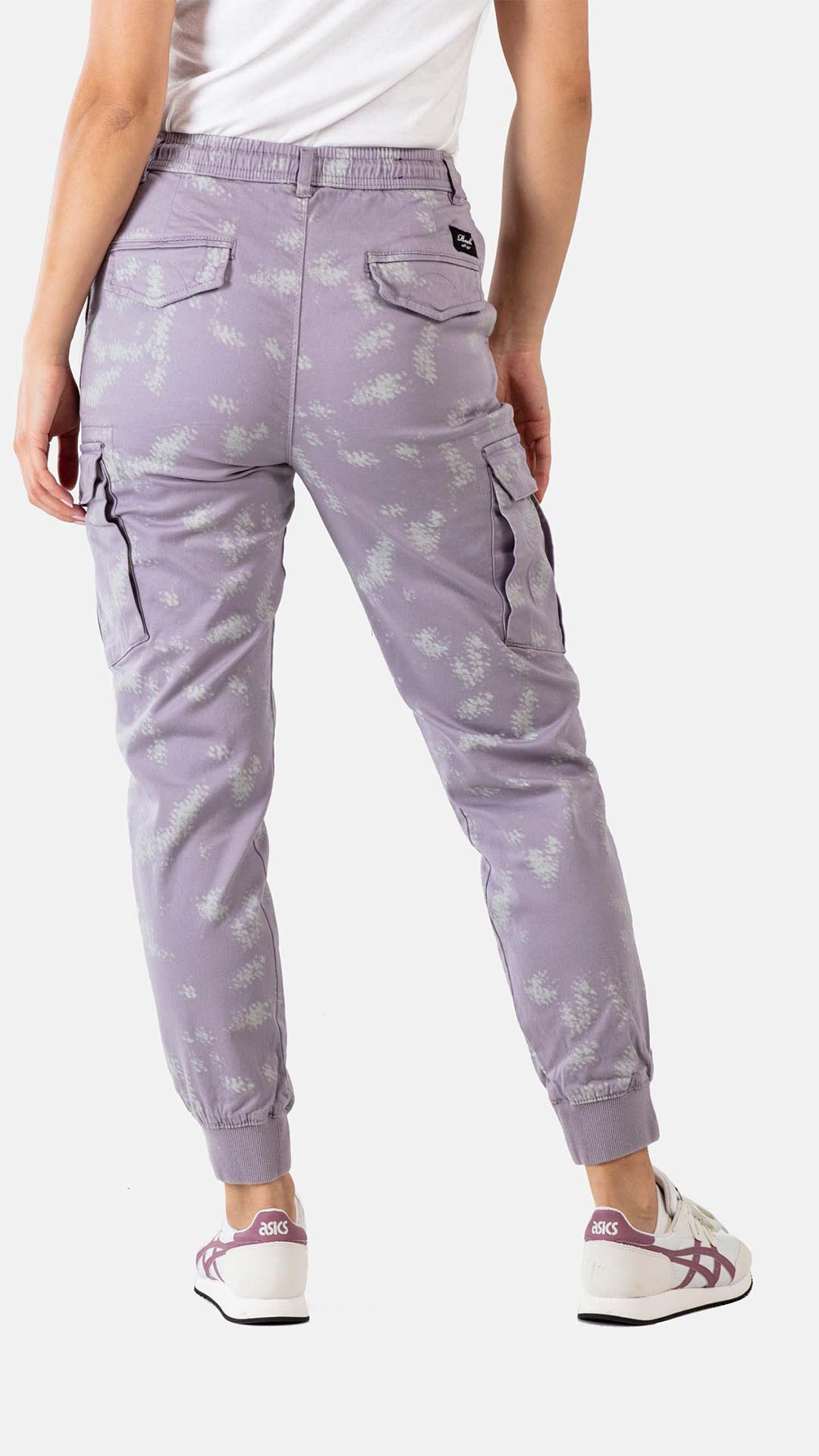 Reflex Women Rib Cargo - Script Camo Purple Gray - Reell Pakistan