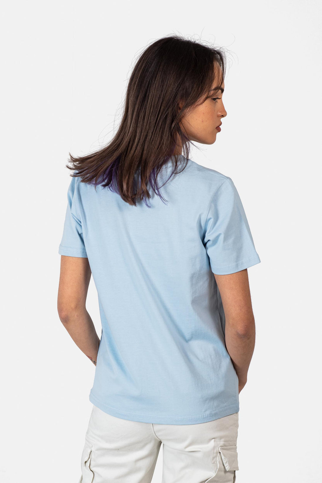 Women Staple T-Shirt - Air Blue - Reell Pakistan