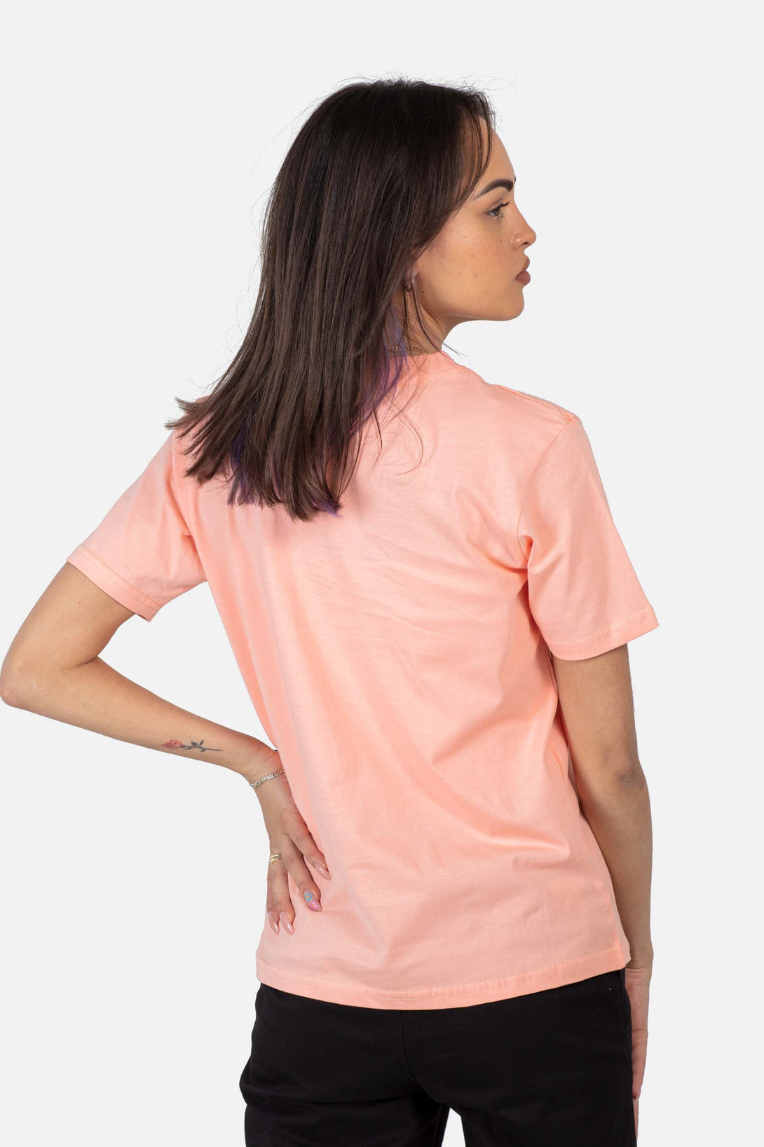Women Staple T-Shirt - Coral - Reell Pakistan