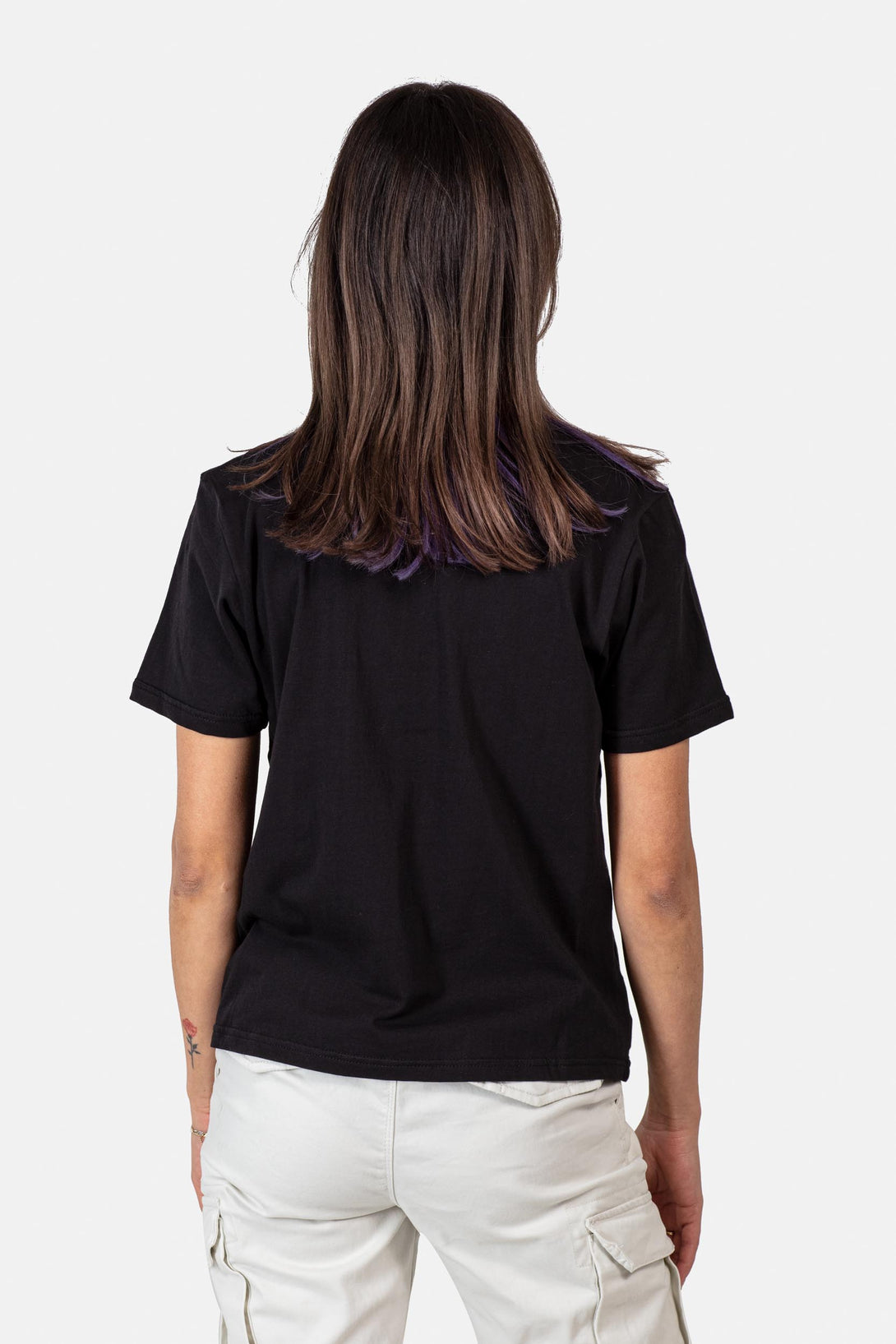 Women Staple T-Shirt - Deep Black - Reell Pakistan