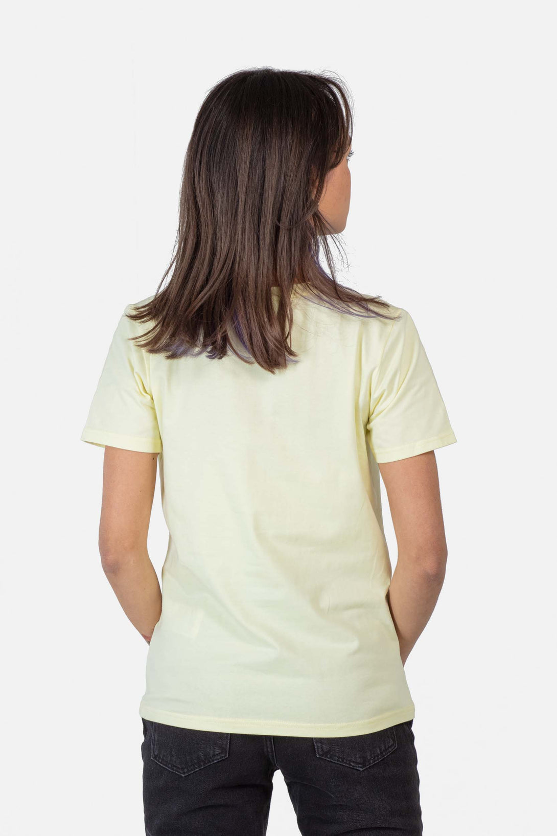 Women Fit T-Shirt - Light Yellow - Reell Pakistan