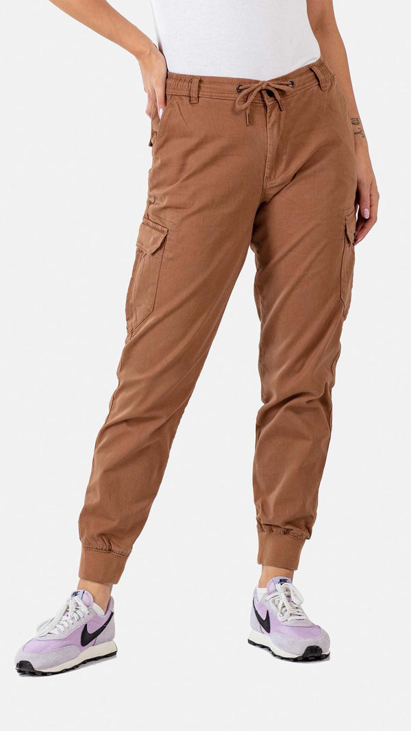 Reflex Women Rib Cargo - Ocre Brown - Reell Pakistan