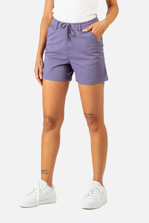Reflex women easy shorts - Purple Stone - Reell Pakistan