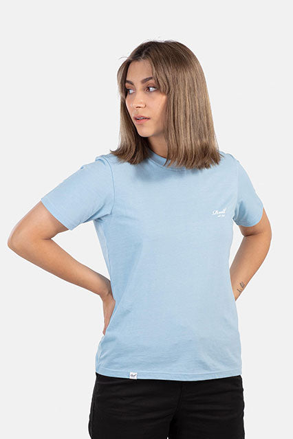 Women Logo T Shirt - Air Blue - Reell Pakistan