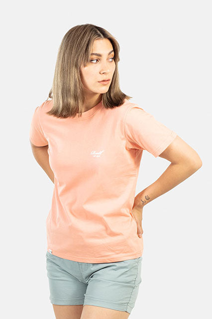 Women Logo T Shirt - Coral - Reell Pakistan