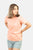 Women Logo T Shirt - Coral