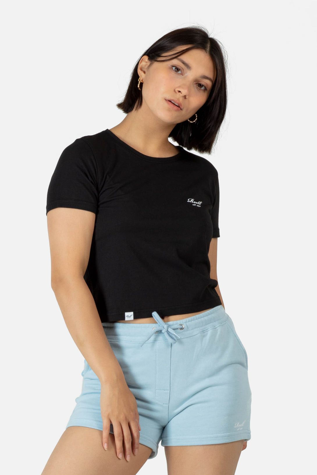Women Baby T-Shirt - Deep Black - Reell Pakistan