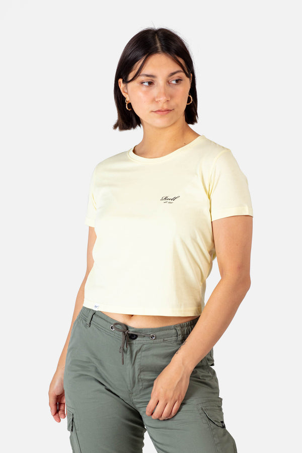 Women Baby T-Shirt - Light Yellow - Reell Pakistan