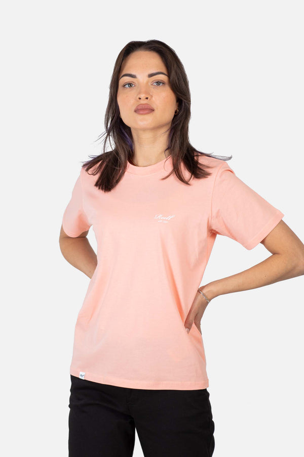 Women Staple T-Shirt - Coral - Reell Pakistan
