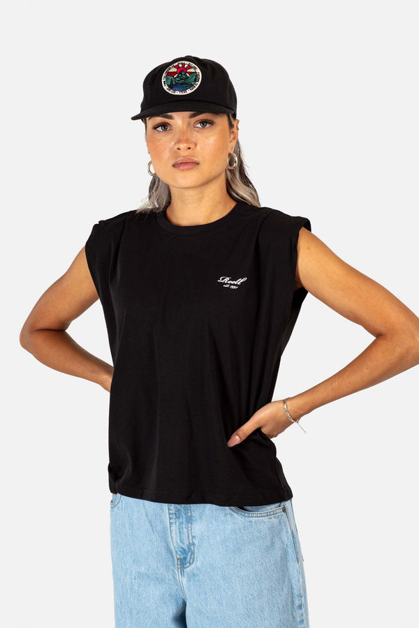 Women Minako T-Shirt - Black - Reell Pakistan