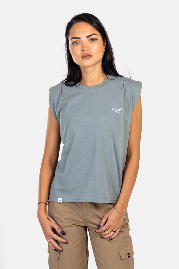 Women Minako T-Shirt - Lead Blue - Reell Pakistan